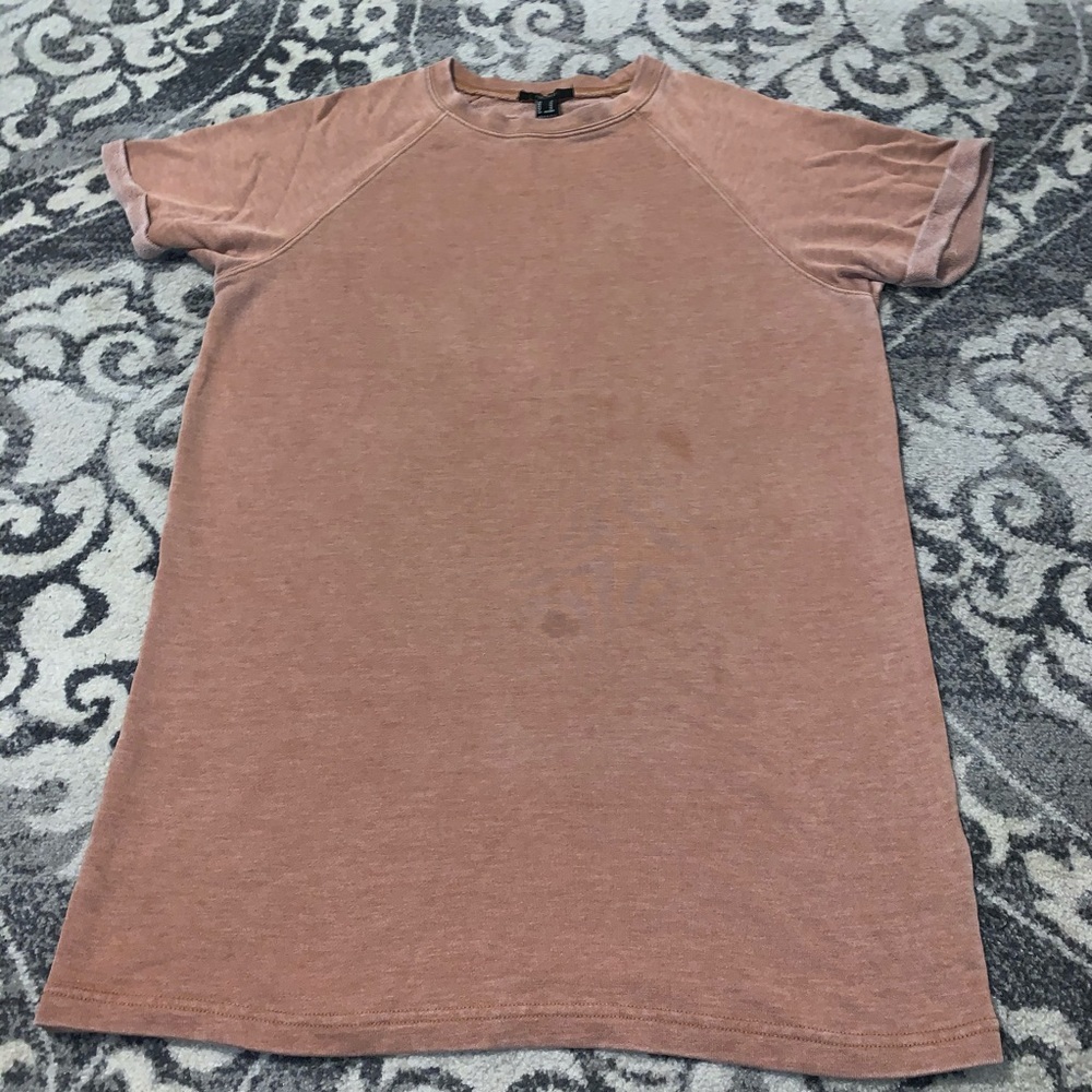 tan t-shirt dress